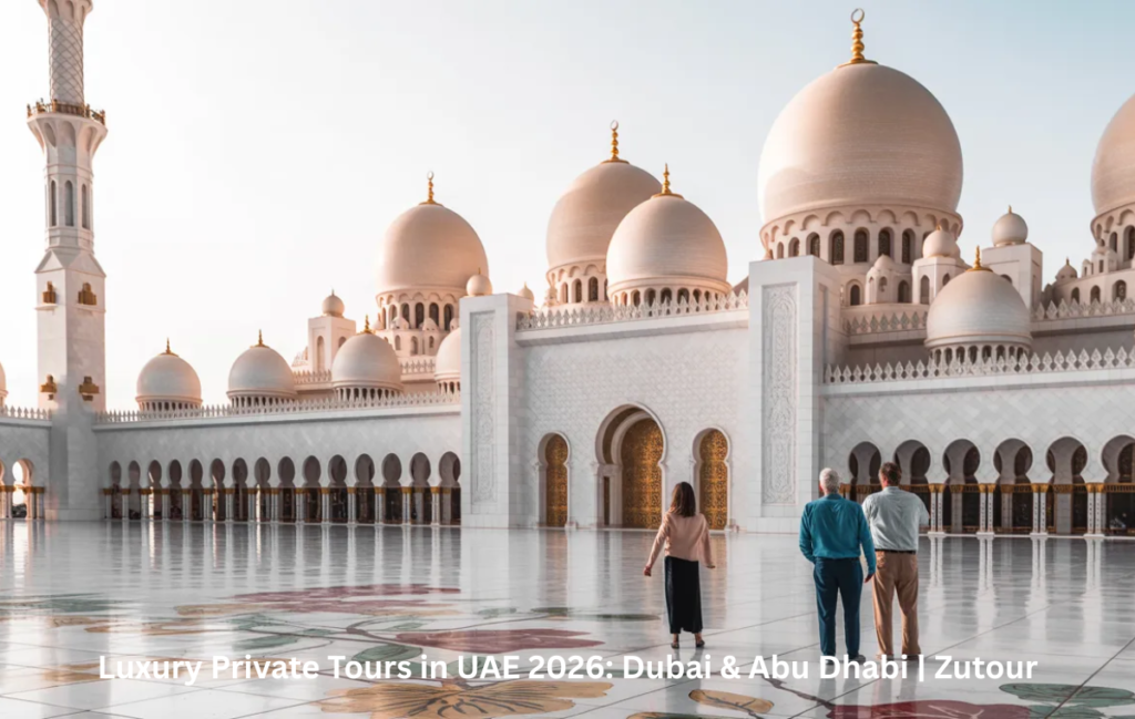 Luxury private tours in Abu Dhabi with Sheikh Zayed Mosque visit