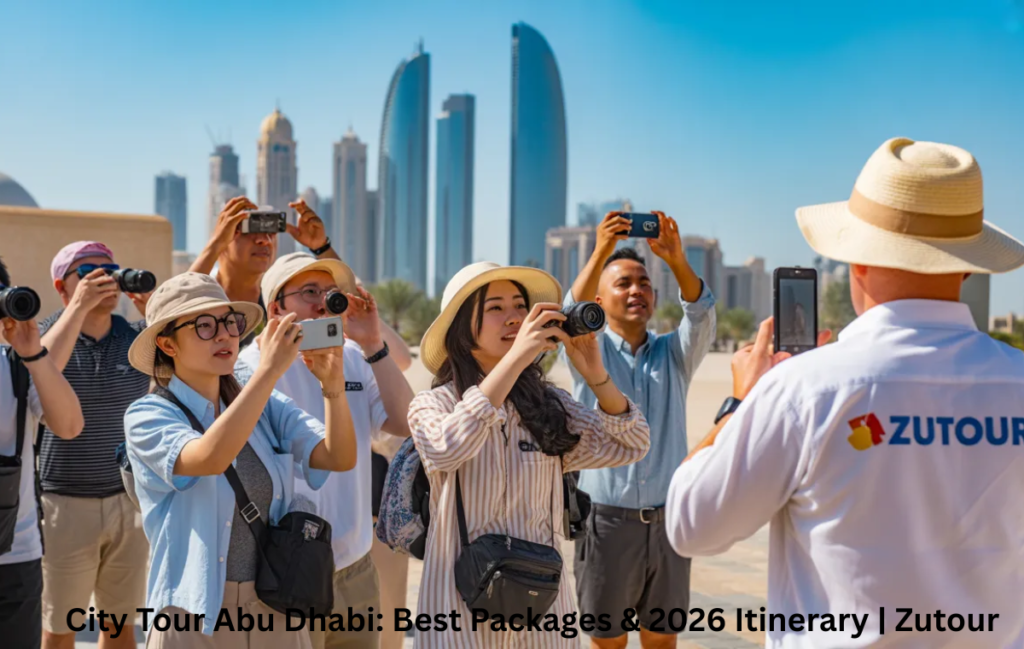 Tips for making the most of your Abu Dhabi city tour with Zutours, including comfortable clothing, hydration, and photography