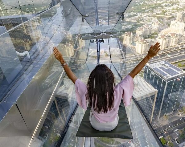 Sky View Observatory with Glass Slide Dubai