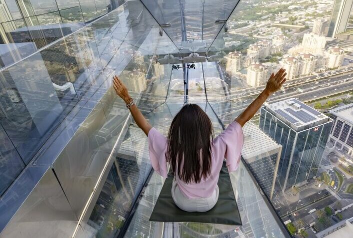 Sky View Observatory with Glass Slide Dubai