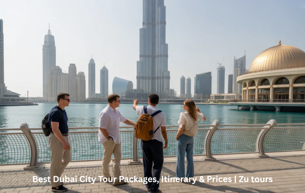 Tourists enjoying the best Dubai city tour experience