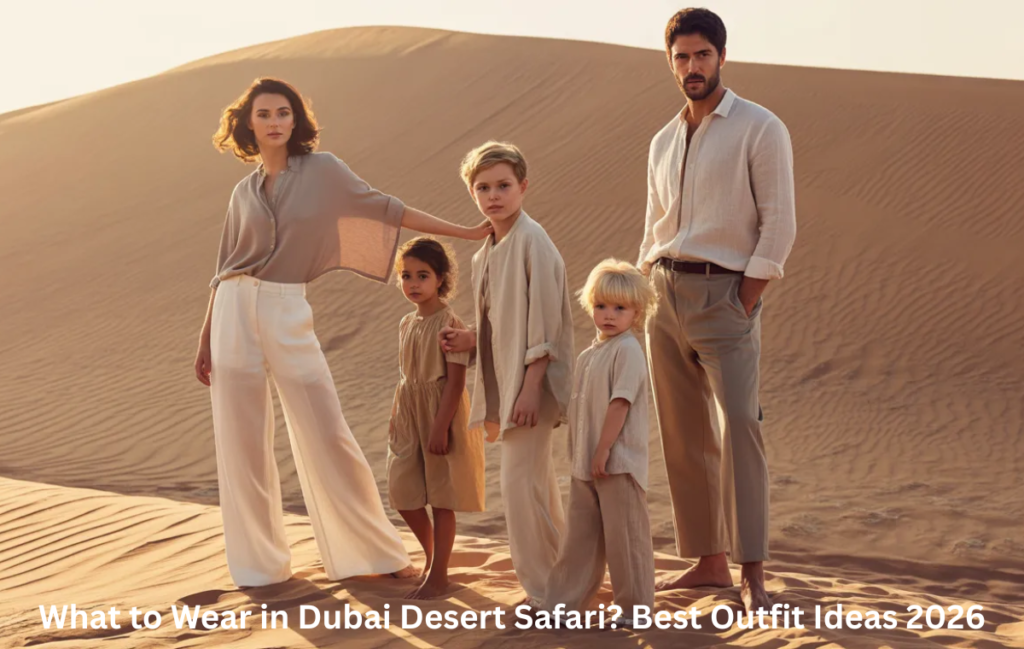 Best outfit ideas for desert safari Dubai for men women and kids