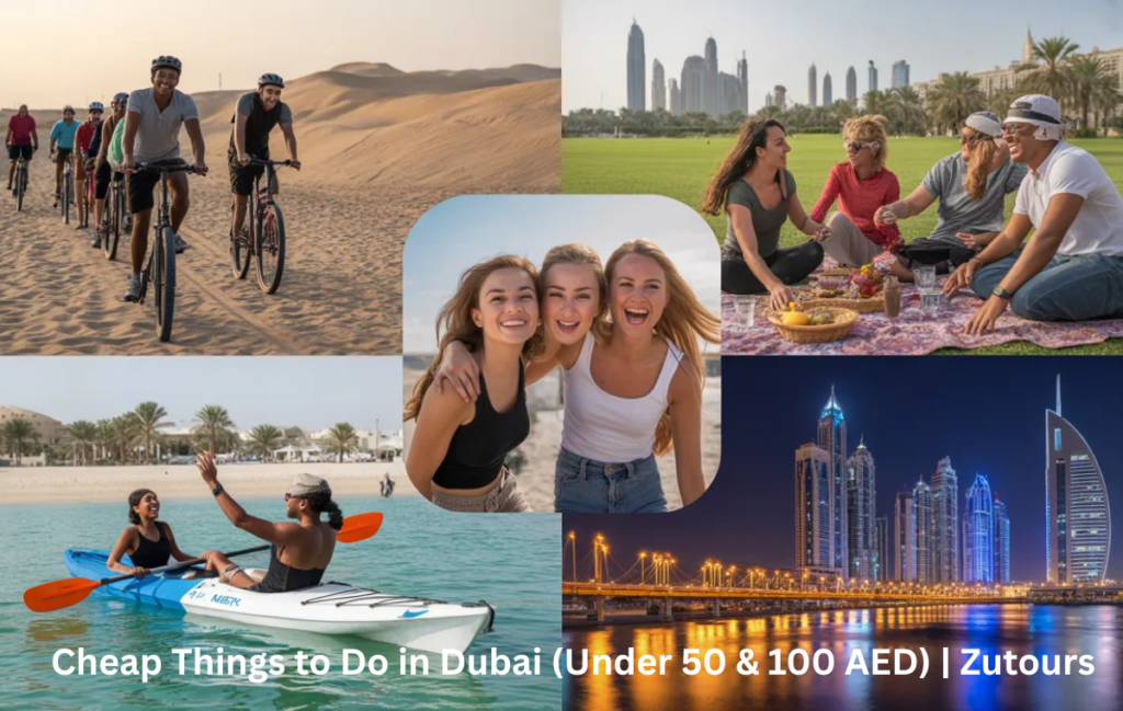 Cheap things to do in Dubai with friends including parks and cycling
