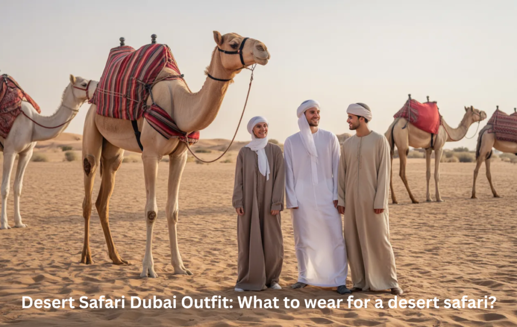 Desert safari dress code in Dubai for tourists explained visually