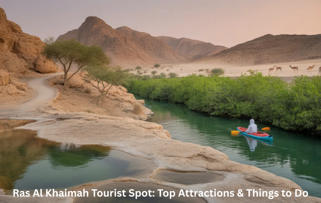 Natural places to visit in Ras Al Khaimah including Wadi Shawka and Khatt Hot Springs