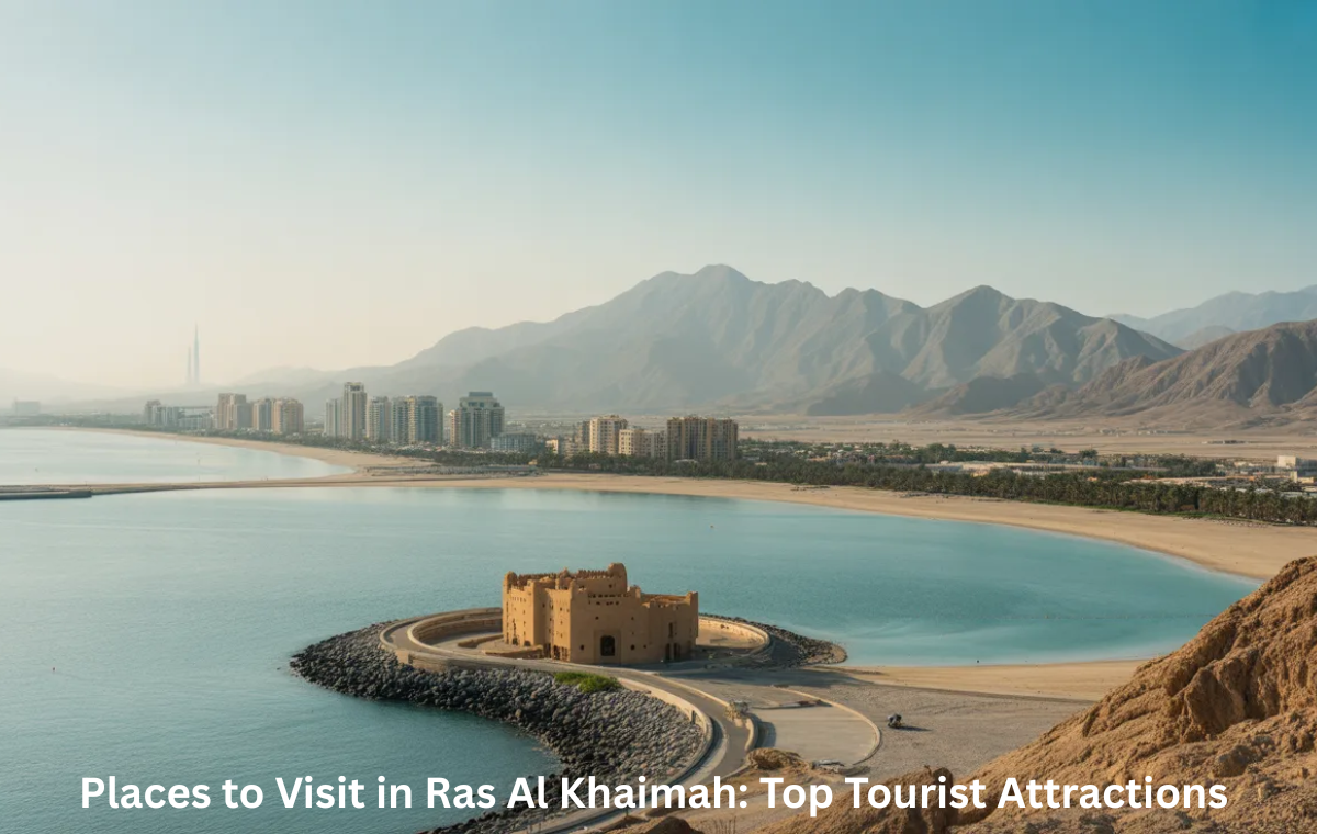 Places to visit in Ras Al Khaimah featuring Jebel Jais, beaches, and historic forts