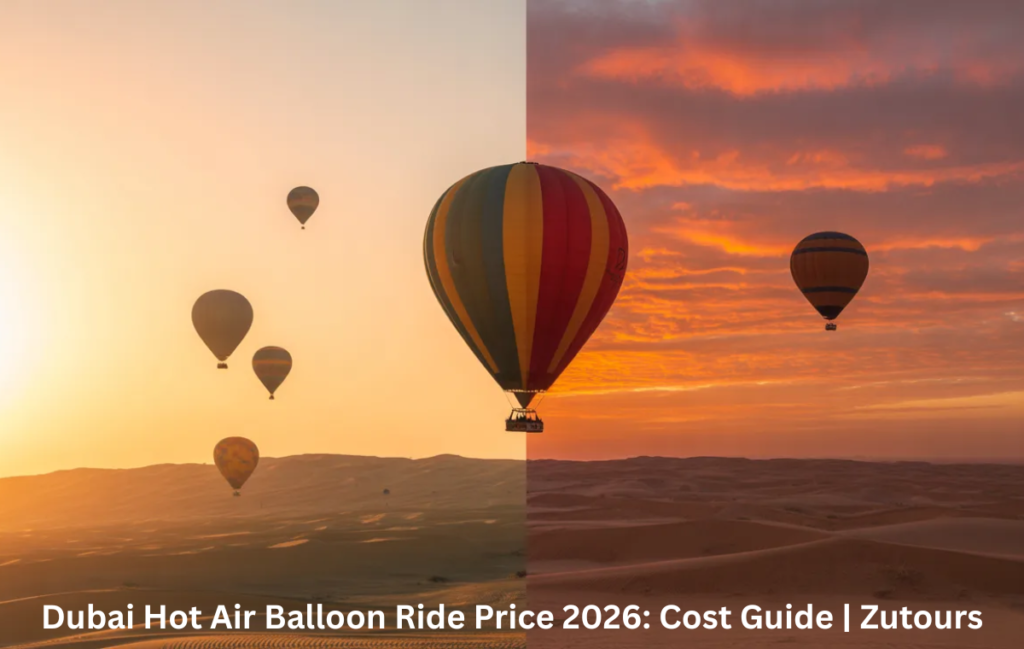 Sunrise vs sunset hot air balloon Dubai price comparison