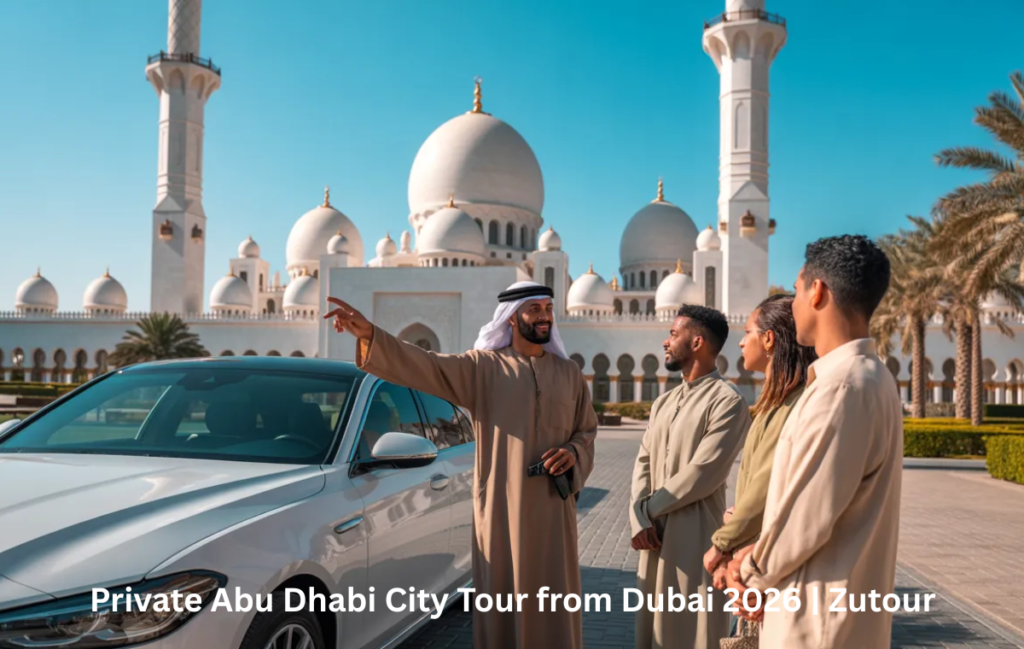 What is a private Abu Dhabi city tour from Dubai experience