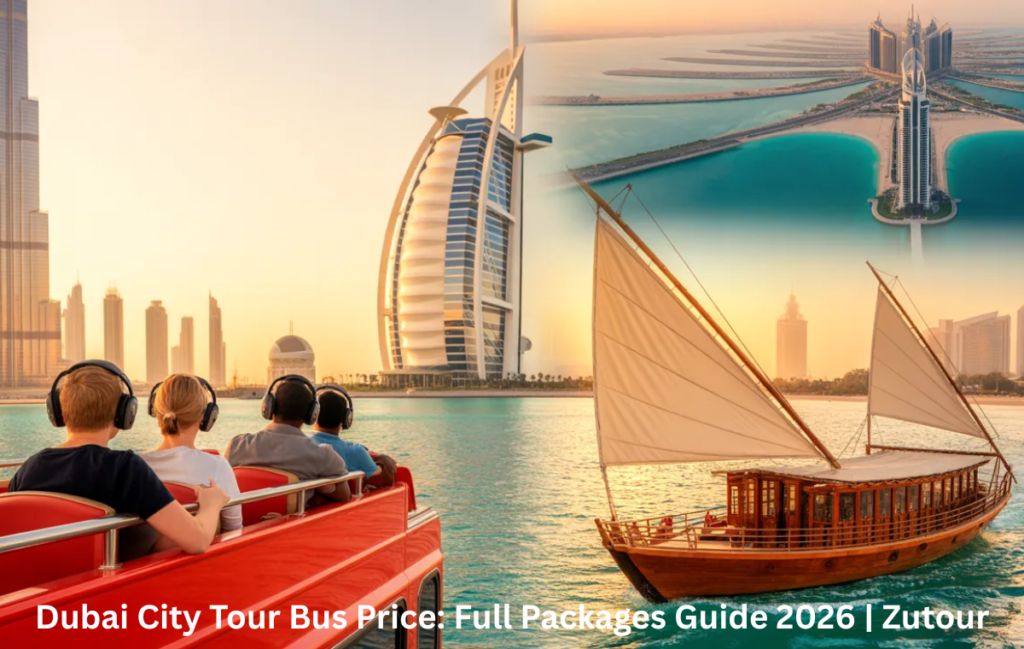 What is included in Dubai city tour bus package