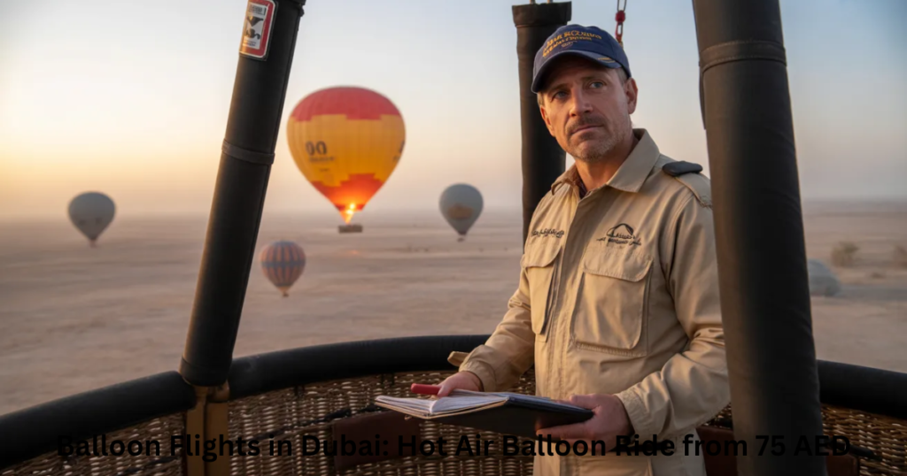 GCAA certified pilot preparing balloon flights Dubai experience