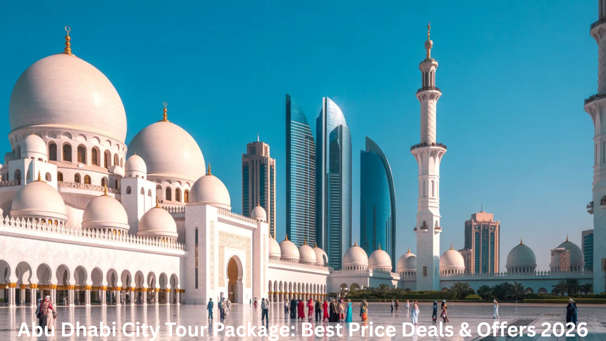 Abu Dhabi city tour package from Dubai with Sheikh Zayed Grand Mosque view