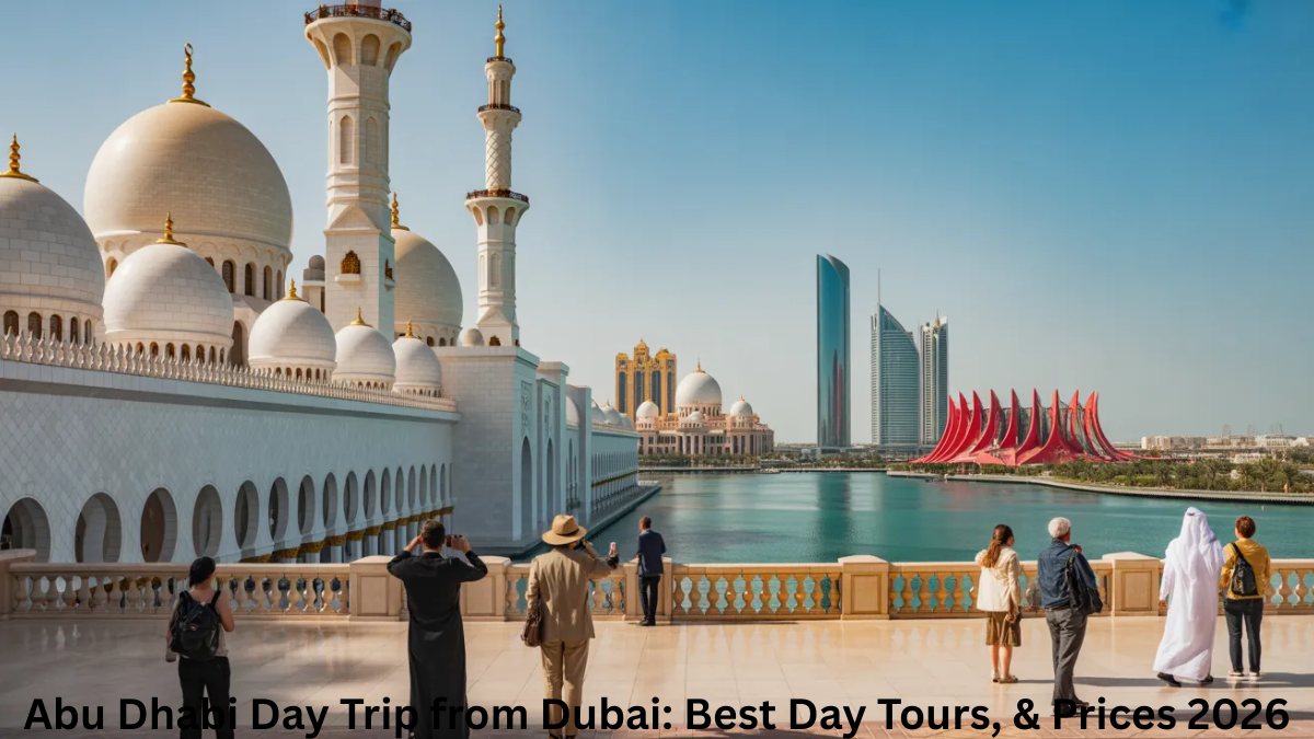 Abu Dhabi day trip from Dubai featuring Sheikh Zayed Mosque and Ferrari World