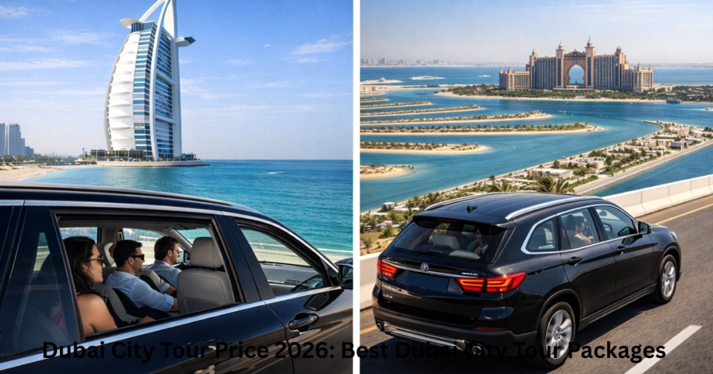 Dubai private car city tour with luxury SUV sightseeing