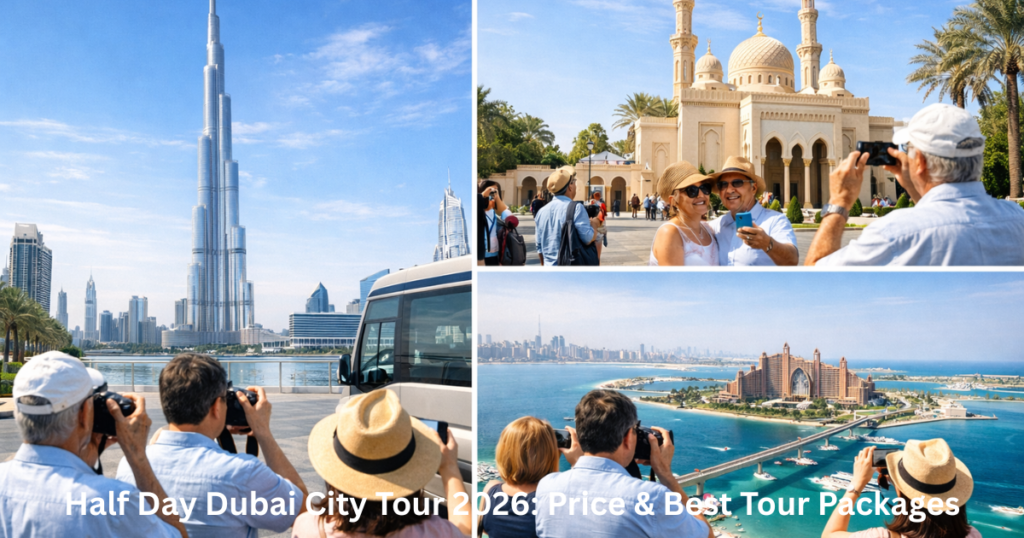 Half day Dubai city tour itinerary visiting top Dubai landmarks