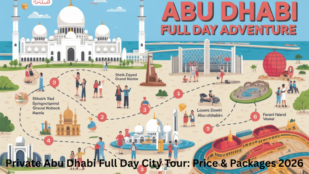 Abu Dhabi full day city tour itinerary from Dubai