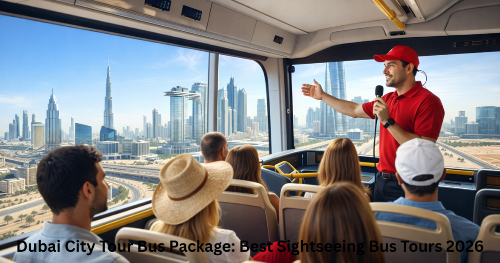 Dubai city tour bus package guided sightseeing tour in Dubai