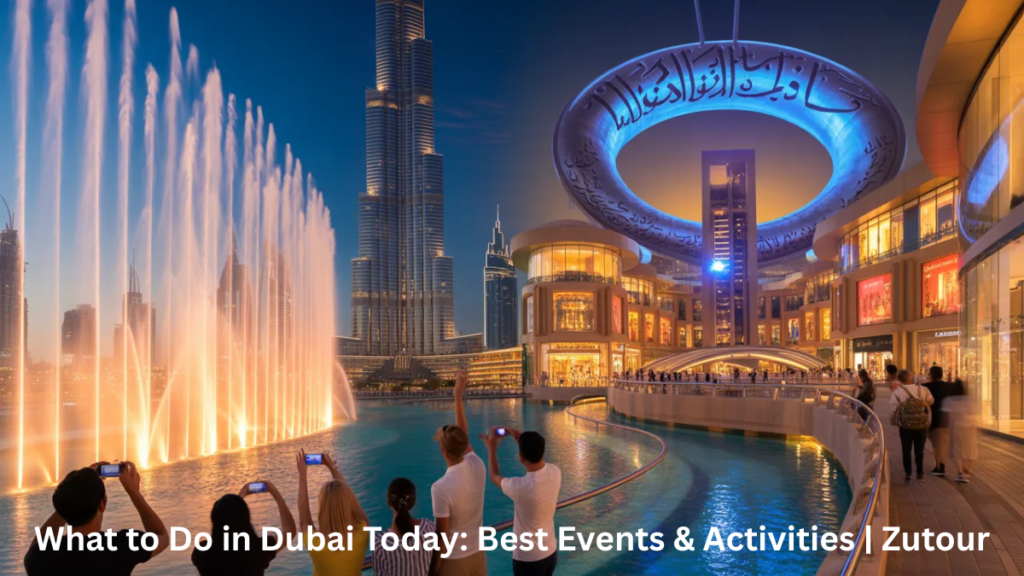 Tourist attractions in Dubai today