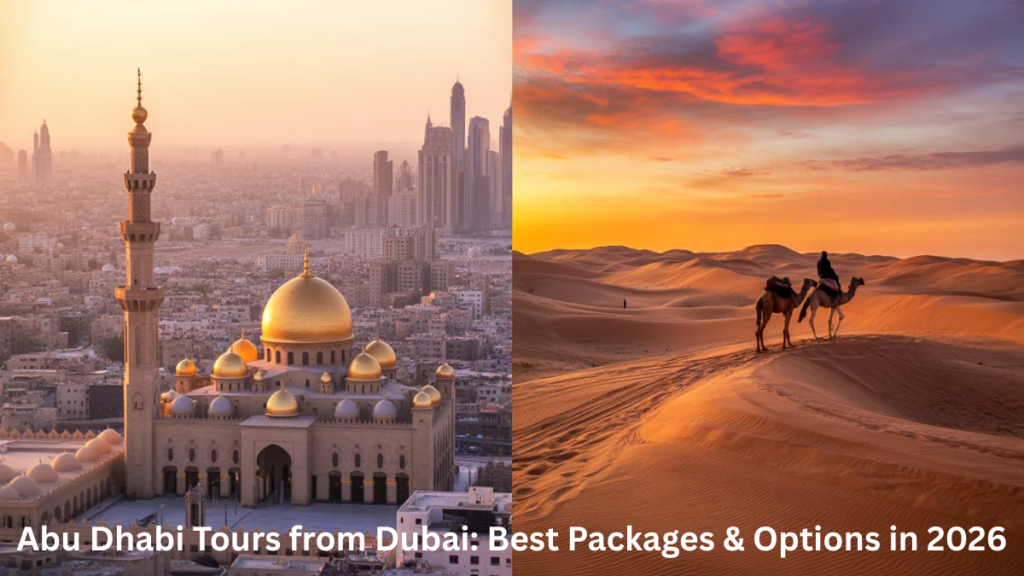 Abu Dhabi city tour vs desert safari comparison