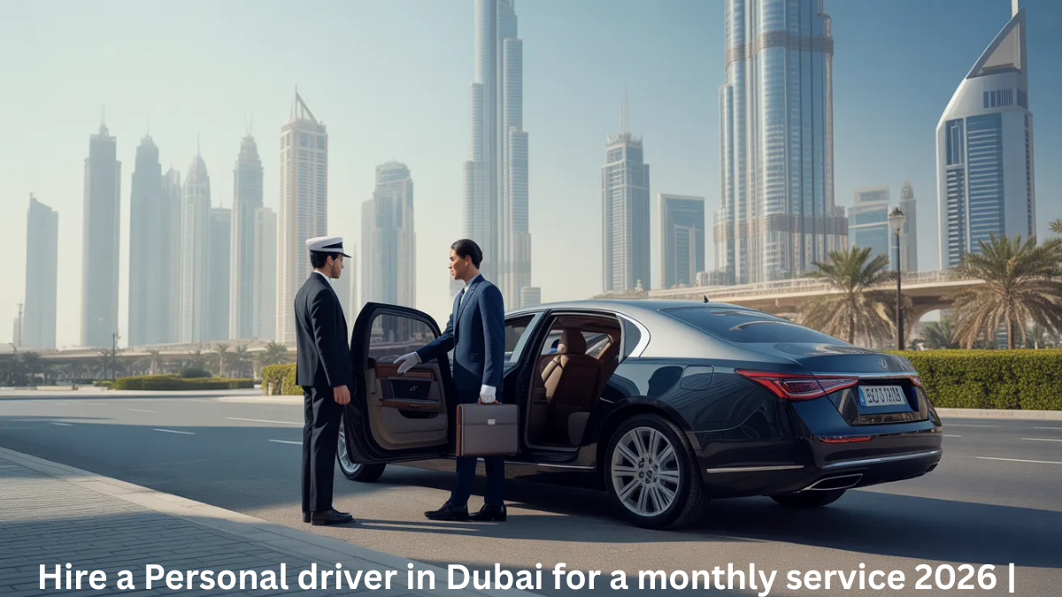 Personal driver in Dubai for a monthly service with professional chauffeur in Dubai