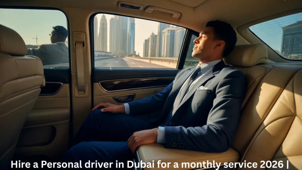 Hire a Personal driver in Dubai for a monthly service 2026 for daily commuting