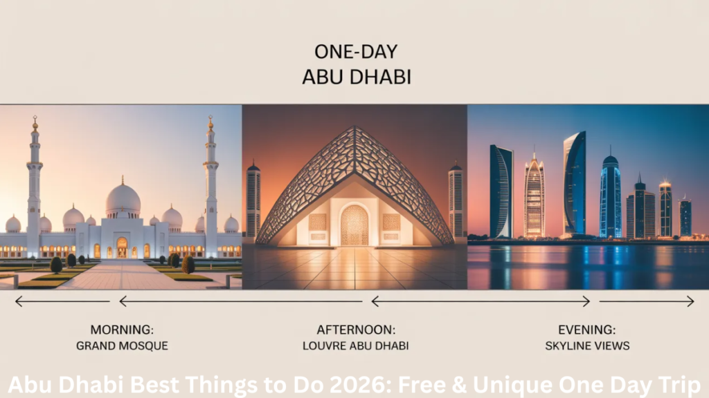 what to do in Abu Dhabi for a day itinerary landmarks