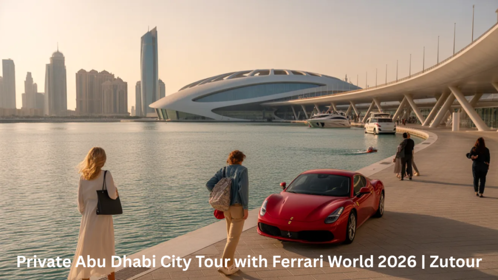Luxury private Yas Island tour with Ferrari World and Yas Marina Circuit