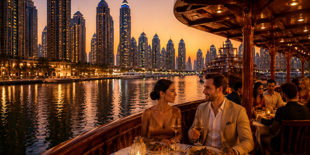 What to wear on Dubai Marina dhow cruise