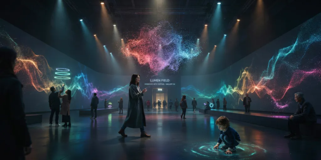 Inside teamLab Phenomena Abu Dhabi