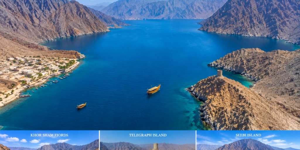Attractions during the Khasab Musandam dhow cruise