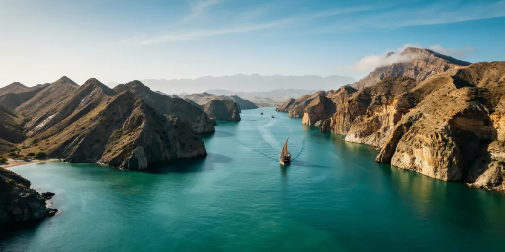 Overview of Musandam dhow cruise from Dubai across the beautiful Oman fjords.