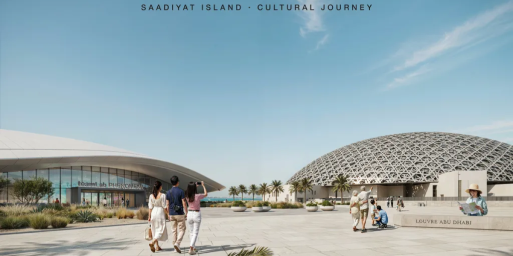 Louvre Abu Dhabi and teamLab Phenomena itinerary