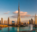 Things to see in Dubai including Burj Khalifa, Palm Jumeirah and Dubai Marina skyline