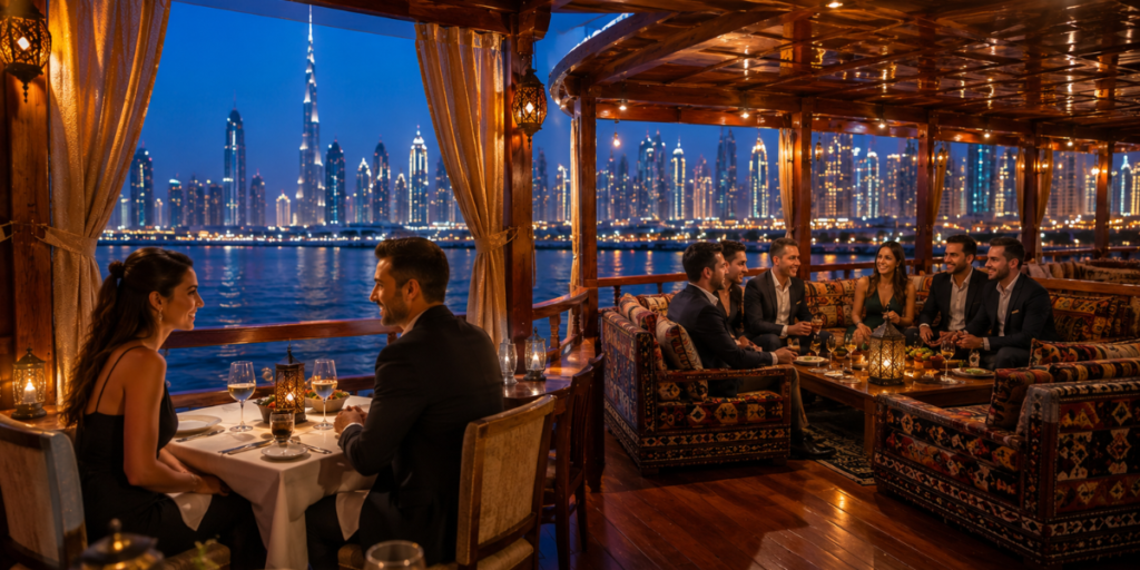 Premium and VIP luxury dhow cruise experiences in Dubai