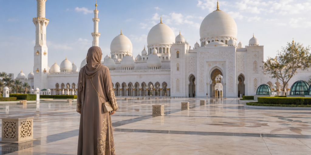 What to wear for Sheikh Zayed Grand Mosque and Qasr Al Watan tour