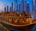 Luxury dhow cruise in Dubai with premium dining and Dubai skyline views