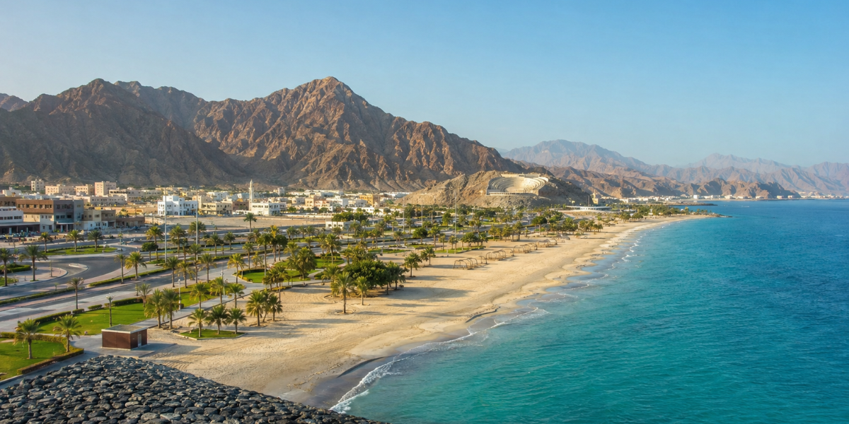 Things to do in Khor Fakkan with beach, mountains, and scenic coastline
