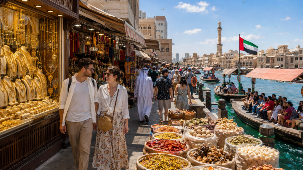 Best things to do in Deira Dubai with traditional souks and Dubai Creek