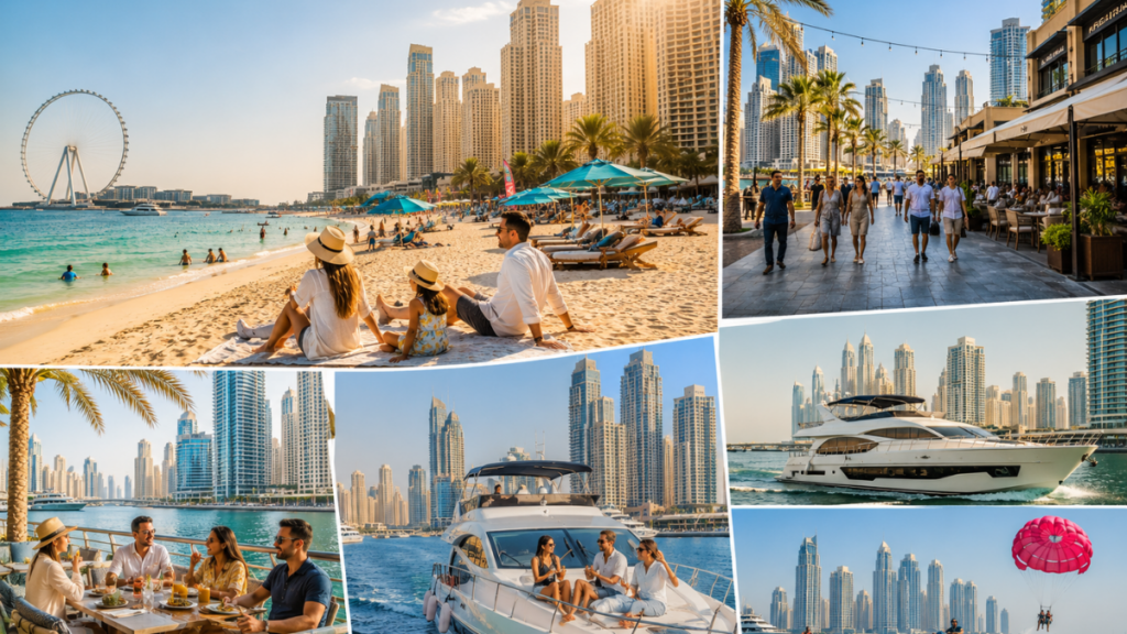 Best things to do in JBR Dubai including JBR Beach and The Walk