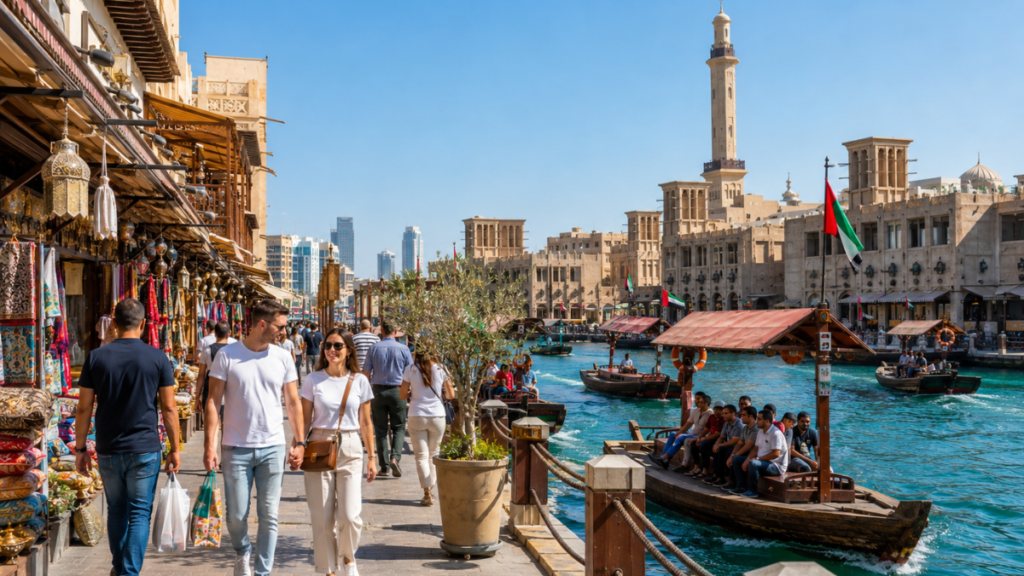 Best time to visit Deira Dubai during pleasant winter weather