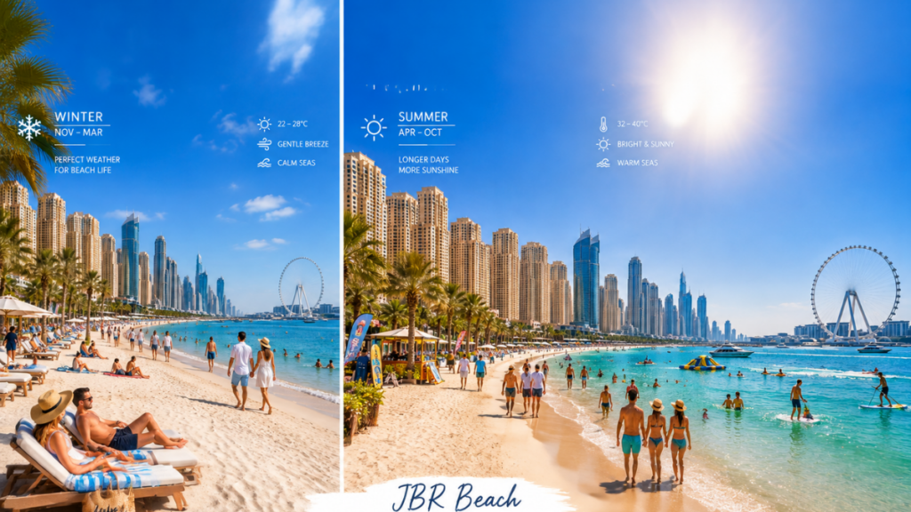 Best time to visit JBR Dubai