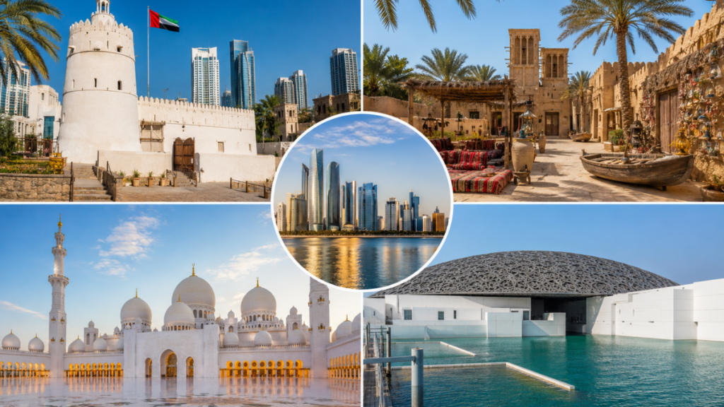 Cultural places and heritage attractions in Abu Dhabi
