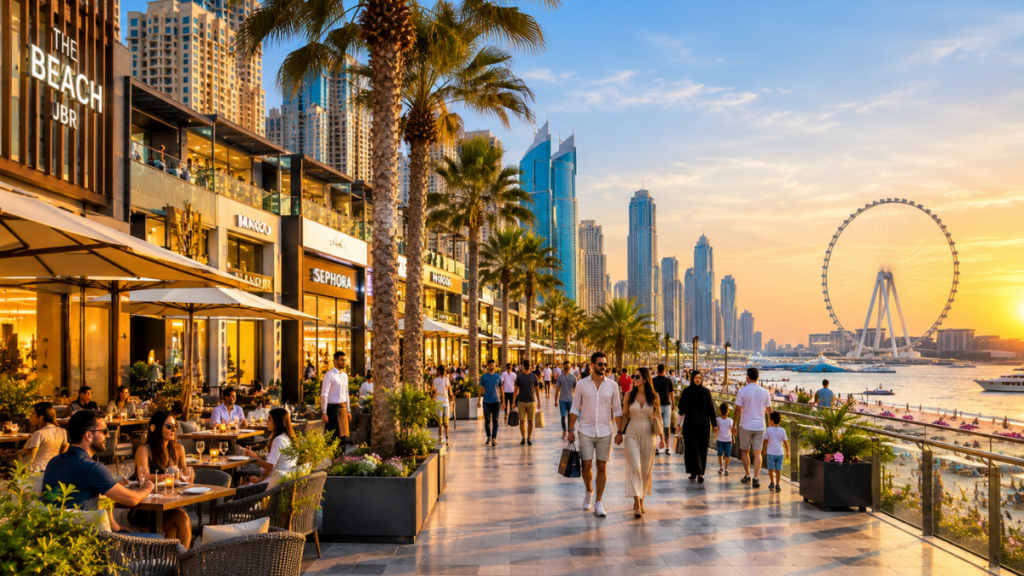 Places to eat and shop in JBR Dubai