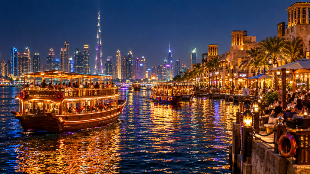 Things to do in Dubai Creek at night